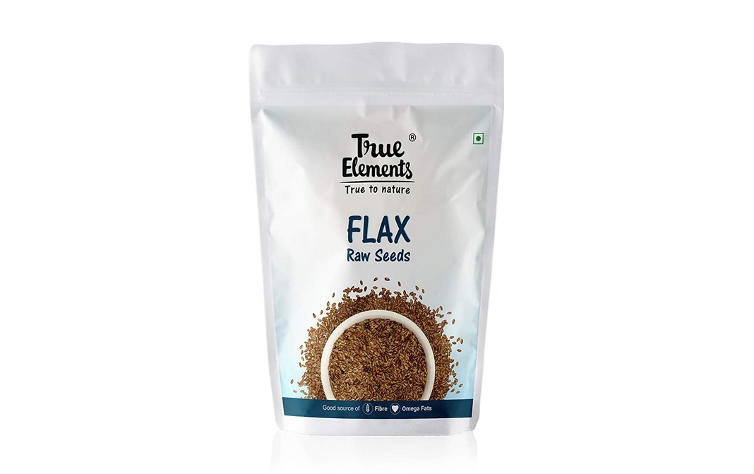 True Elements Flax Raw Seeds    Pack  500 grams